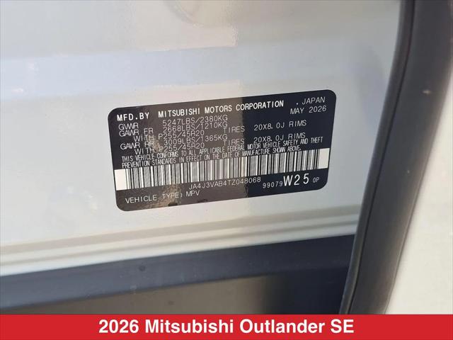 2026 Mitsubishi Outlander SE 2.5 2WD