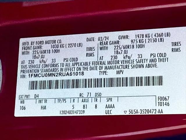 2024 Ford Escape ST-Line