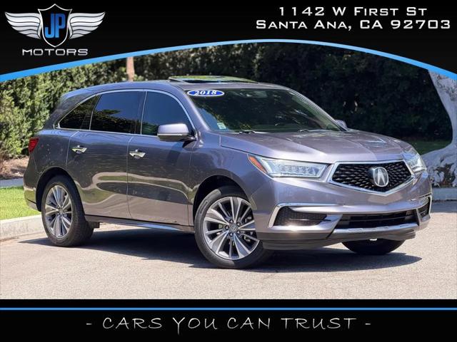 2018 Acura MDX w/Technology Package & AcuraWatch Plus Pkg for sale in Santa Ana, CA