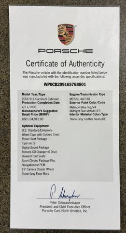 2006 Porsche 911 Carrera S