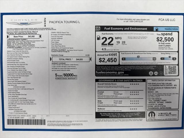 2024 Chrysler Pacifica Touring L