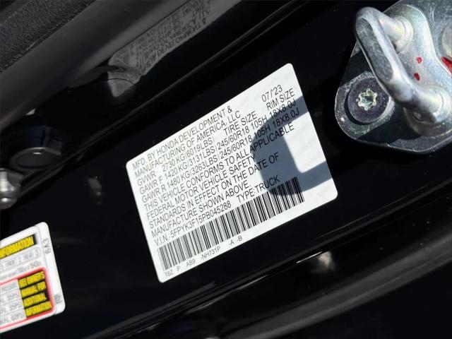 2023 Honda Ridgeline Sport