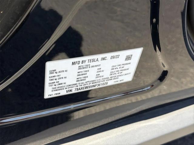 2022 Tesla Model X Plaid Tri Motor All-Wheel Drive