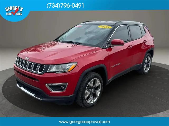 2018 Jeep Compass Limited 4x4 for sale in Brownstown, MI