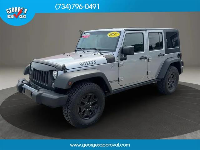2017 Jeep Wrangler Unlimited Willys Wheeler for sale in Brownstown, MI