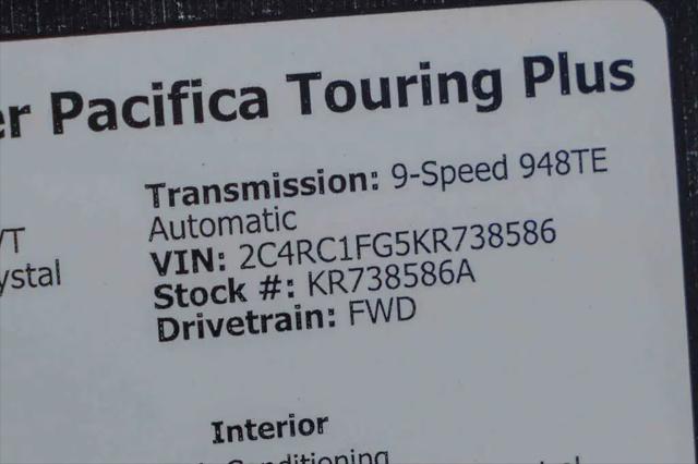2019 Chrysler Pacifica Touring Plus