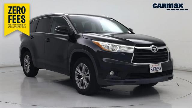 2015 Toyota Highlander XLE V6 for sale in Inglewood, CA