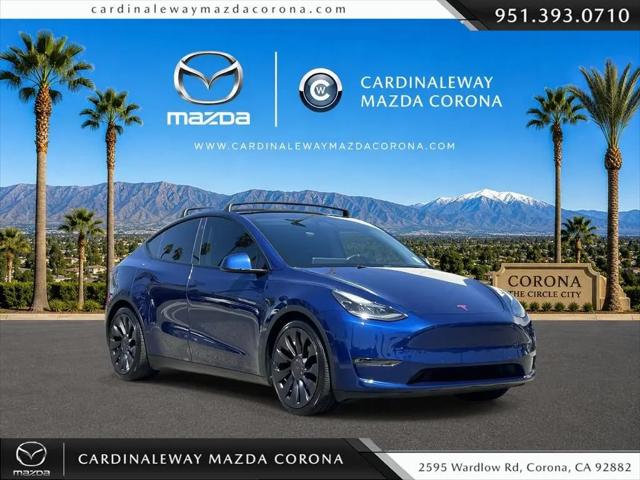 2021 Tesla Model Y Performance Dual Motor All-Wheel Drive for sale in Corona, CA
