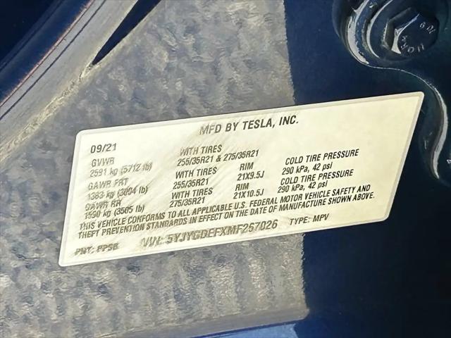2021 Tesla Model Y Performance Dual Motor All-Wheel Drive