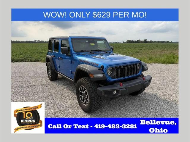 2025 Jeep Wrangler 4-Door Rubicon 4x4 for sale in Bellevue, OH
