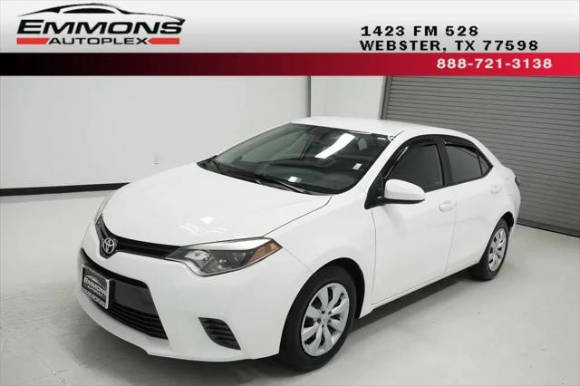2016 Toyota Corolla LE for sale in Webster, TX