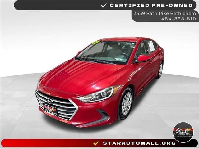 2017 Hyundai Elantra SE for sale in Bethlehem, PA