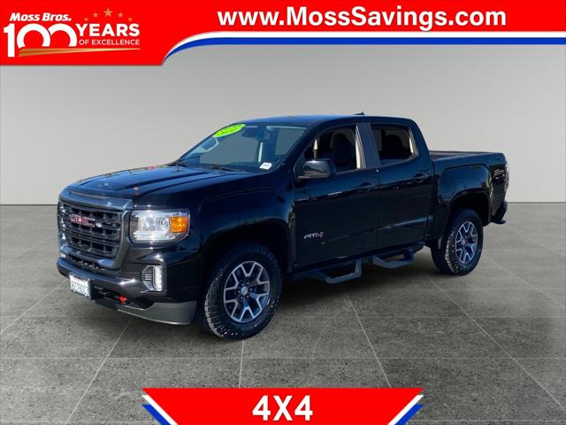 2021 GMC Canyon 4WD Crew Cab Short Box AT4 - Leather for sale in San Bernardino, CA