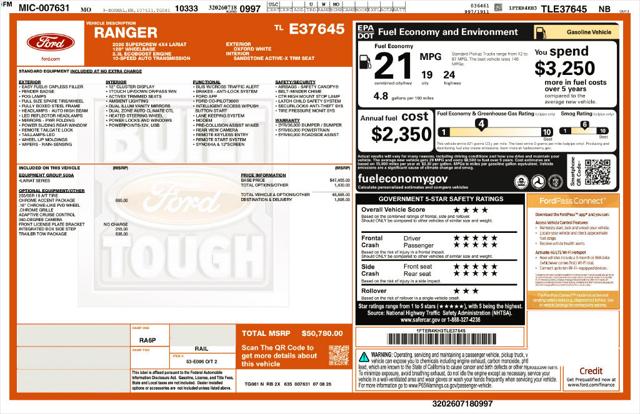 2026 Ford Ranger LARIAT
