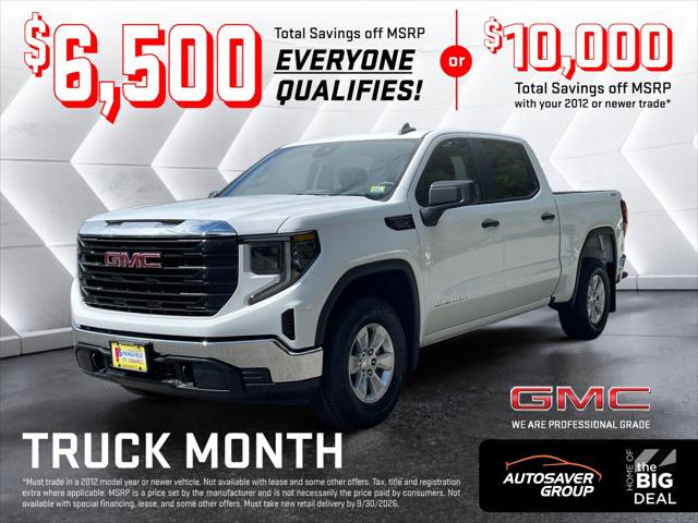 2026 GMC Sierra 1500 Crew Cab, Short Bed, Pro, 4WD for sale in North Springfield, VT