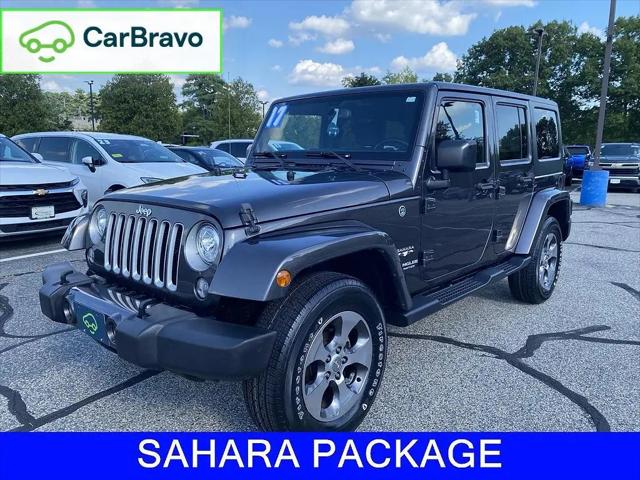 2017 Jeep Wrangler Unlimited Sahara 4x4 for sale in Hudson, MA