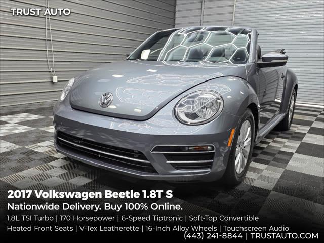 2017 Volkswagen Beetle 1.8T S Soft-Top Cabriolet/Convertible for sale in Sykesville, MD