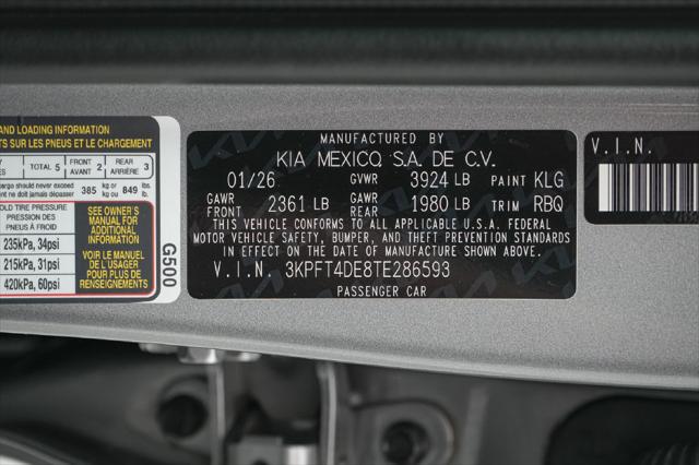 2026 Kia K4 LXS