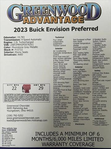 2023 Buick Envision Preferred AWD