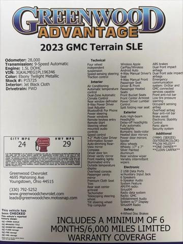2023 GMC Terrain FWD SLE