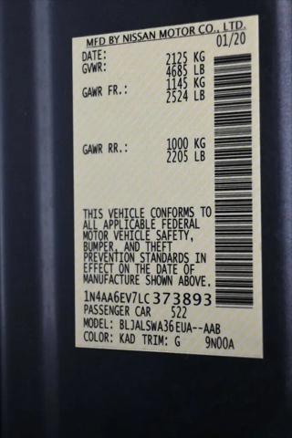 2020 Nissan Maxima SR Xtronic CVT