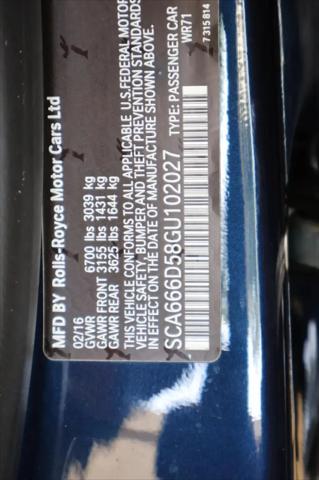 2016 Rolls-Royce Dawn Standard