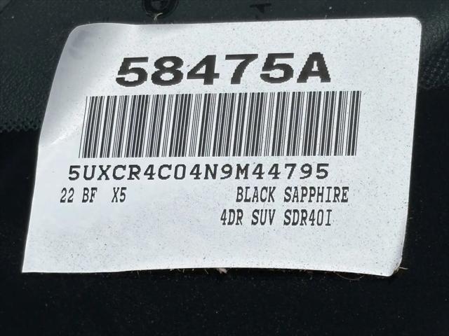 2022 BMW X5 sDrive40i
