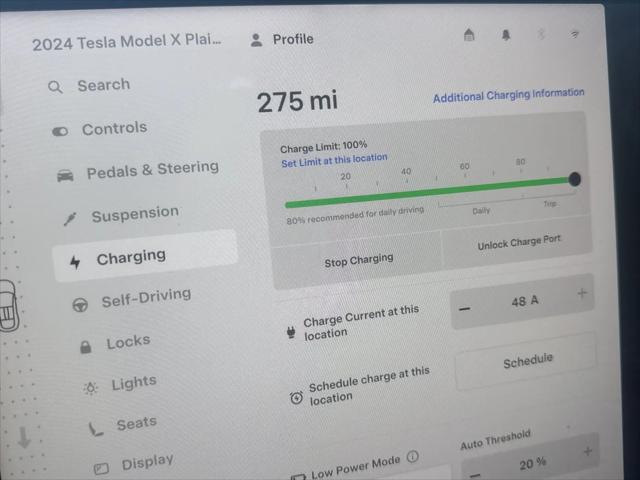 2024 Tesla Model X Plaid Tri Motor All-Wheel Drive