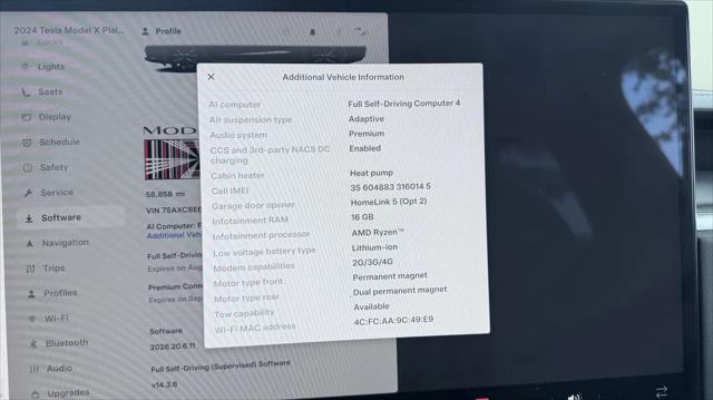2024 Tesla Model X Plaid Tri Motor All-Wheel Drive