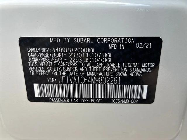 2021 Subaru WRX Premium