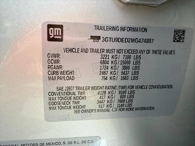 2021 GMC Sierra 1500 4WD Crew Cab Short Box SLT