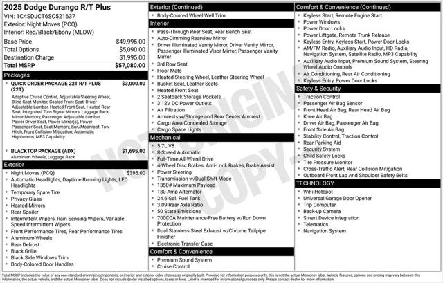 2025 Dodge Durango R/T Plus AWD
