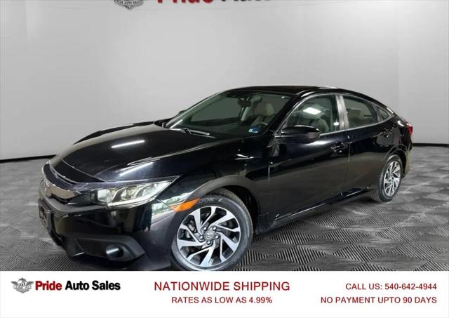 2017 Honda Civic EX for sale in Fredericksburg, VA