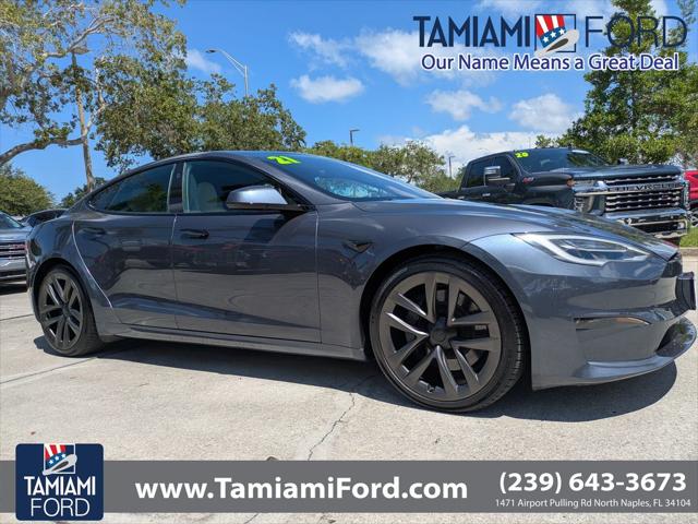 2021 Tesla Model S Plaid Tri Motor All-Wheel Drive for sale in Naples, FL
