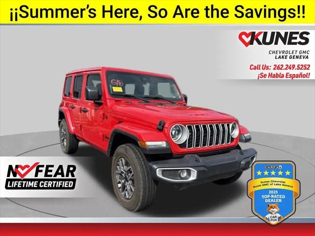 2025 Jeep Wrangler 4-Door Sahara 4x4 for sale in Lake Geneva, WI