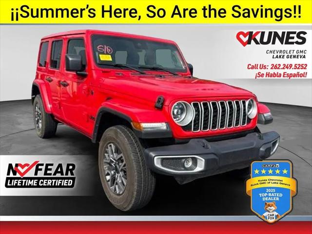 2025 Jeep Wrangler 4-Door Sahara 4x4 for sale in Lake Geneva, WI