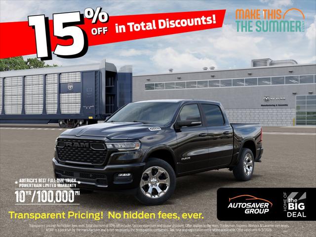 2026 Ram 1500 Big Horn Crew Cab 4x4 5'7" Box for sale in Newport, VT
