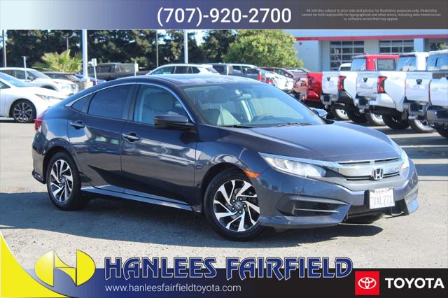 2017 Honda Civic EX for sale in Fairfield, CA