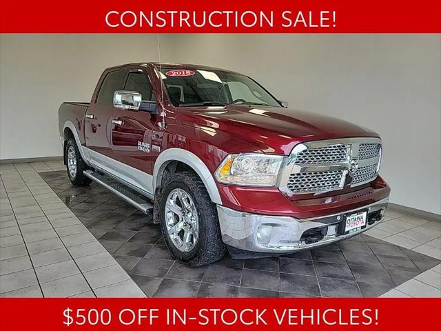 2018 Ram 1500 Laramie Crew Cab 4x4 57 Box for sale in Ottawa, IL
