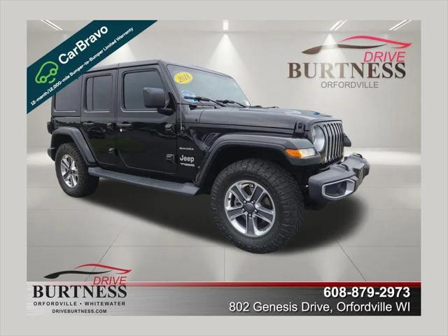 2018 Jeep Wrangler Unlimited Sahara 4x4 for sale in Orfordville, WI