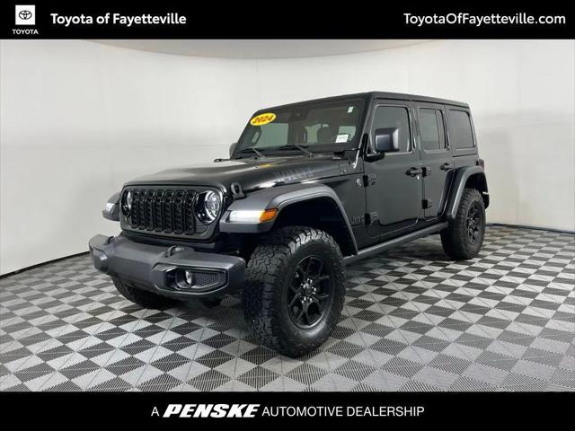 2024 Jeep Wrangler 4-Door Willys 4x4 for sale in Fayetteville, AR