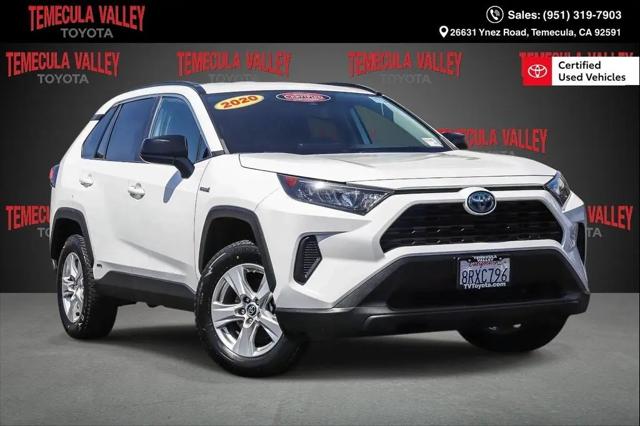 2020 Toyota RAV4 Hybrid LE for sale in Temecula, CA
