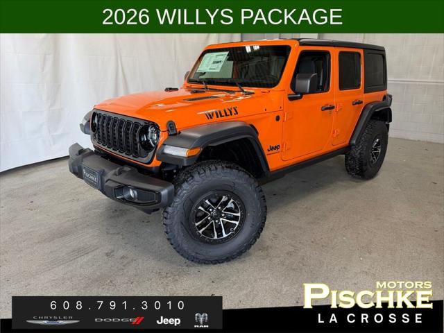2026 Jeep Wrangler WRANGLER 4-DOOR WILLYS 2026 Jeep Wrangler WRANGLER 4-DOOR WILLYS