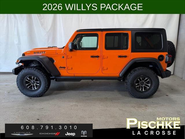 2026 Jeep Wrangler WRANGLER 4-DOOR WILLYS 2026 Jeep Wrangler WRANGLER 4-DOOR WILLYS