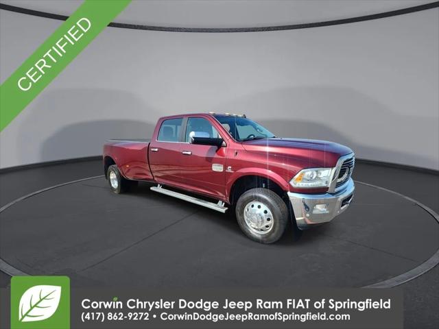 2017 Ram 3500 Laramie Longhorn Crew Cab 4x4 8' Box