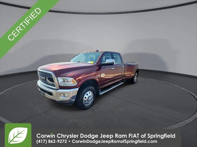 2017 Ram 3500 Laramie Longhorn Crew Cab 4x4 8' Box