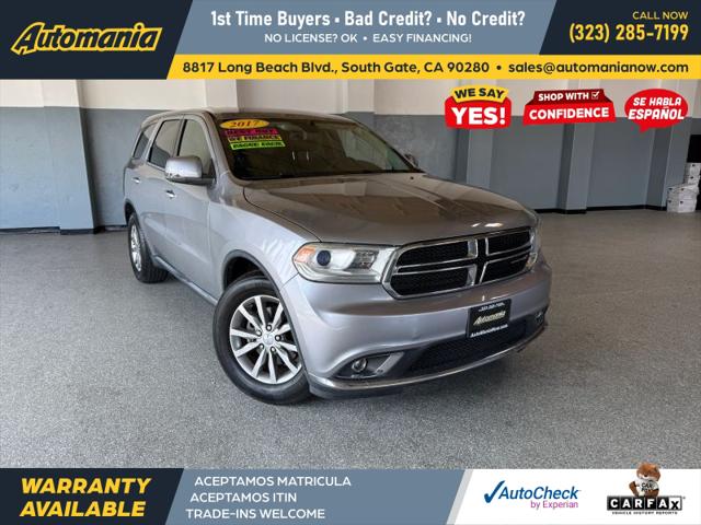 2017 Dodge Durango SXT RWD for sale in South Gate, CA