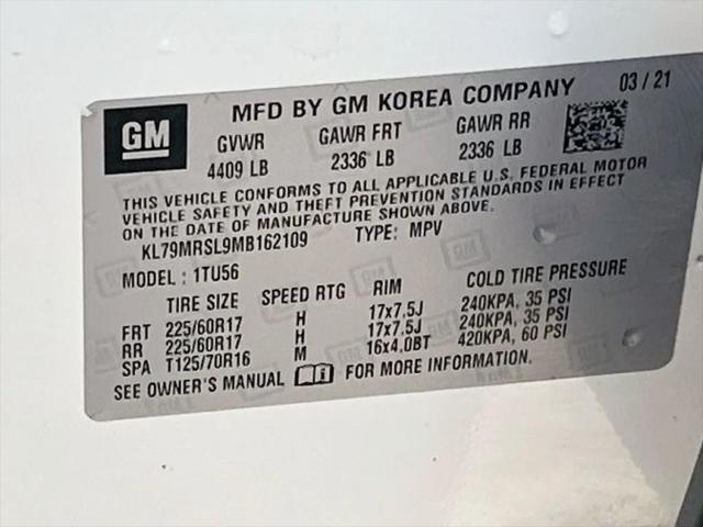 2021 Chevrolet TrailBlazer AWD LT
