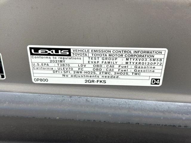 2021 Lexus ES 350 350