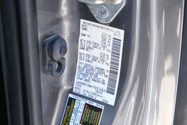 2021 Nissan Frontier King Cab SV 4x4